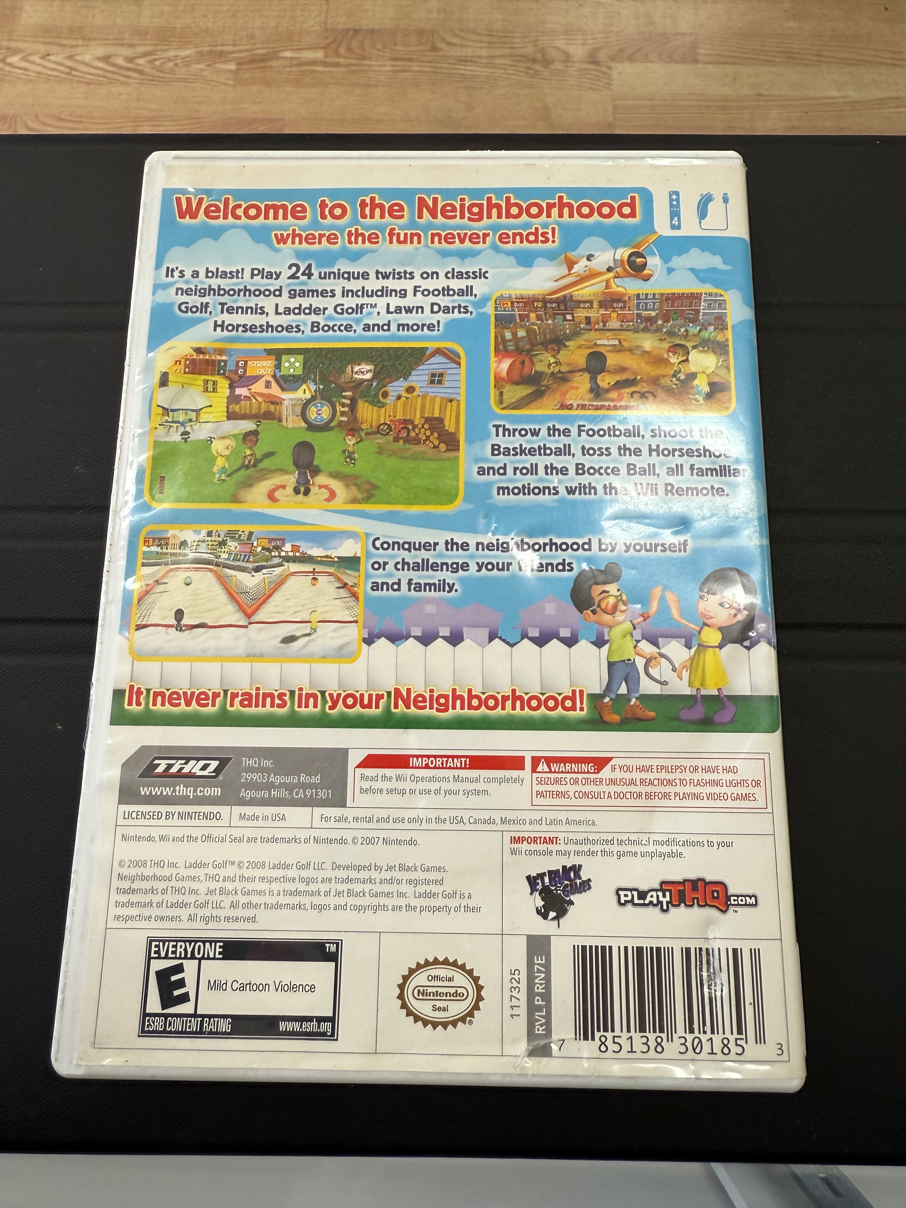 Neighborhood Games