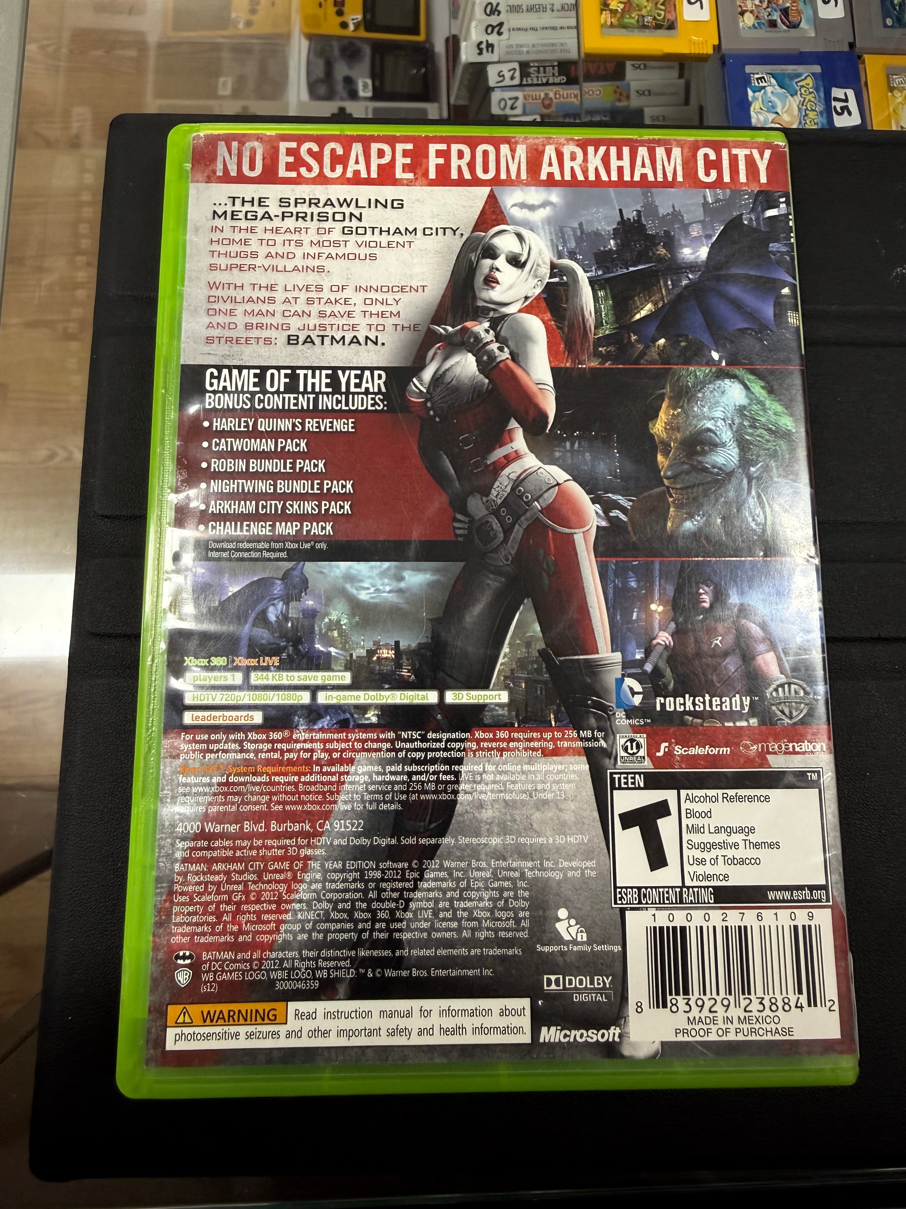 Batman: Arkham City [Game of the Year]