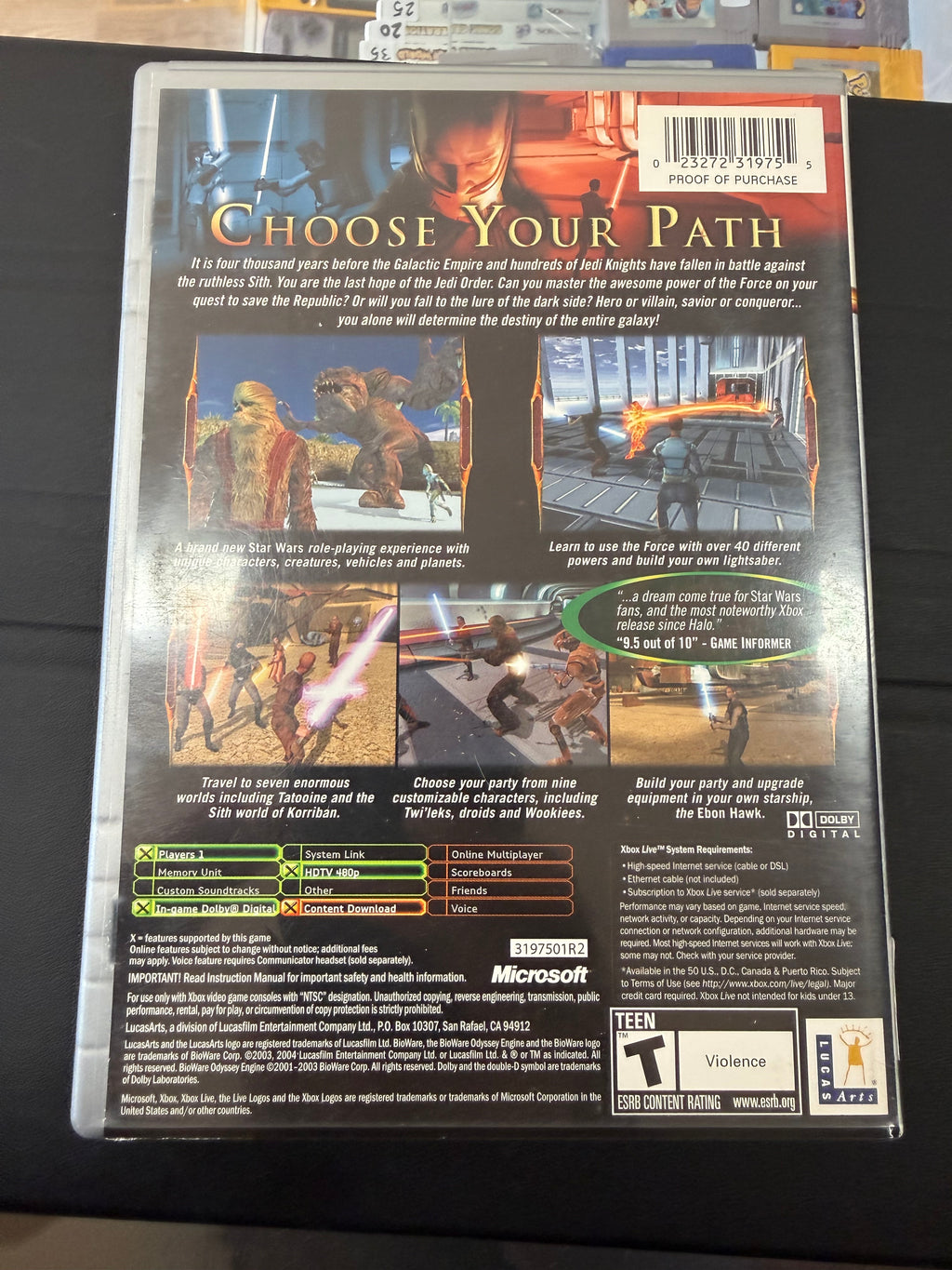 Star Wars Knights of the Old Republic [Platinum Hits]