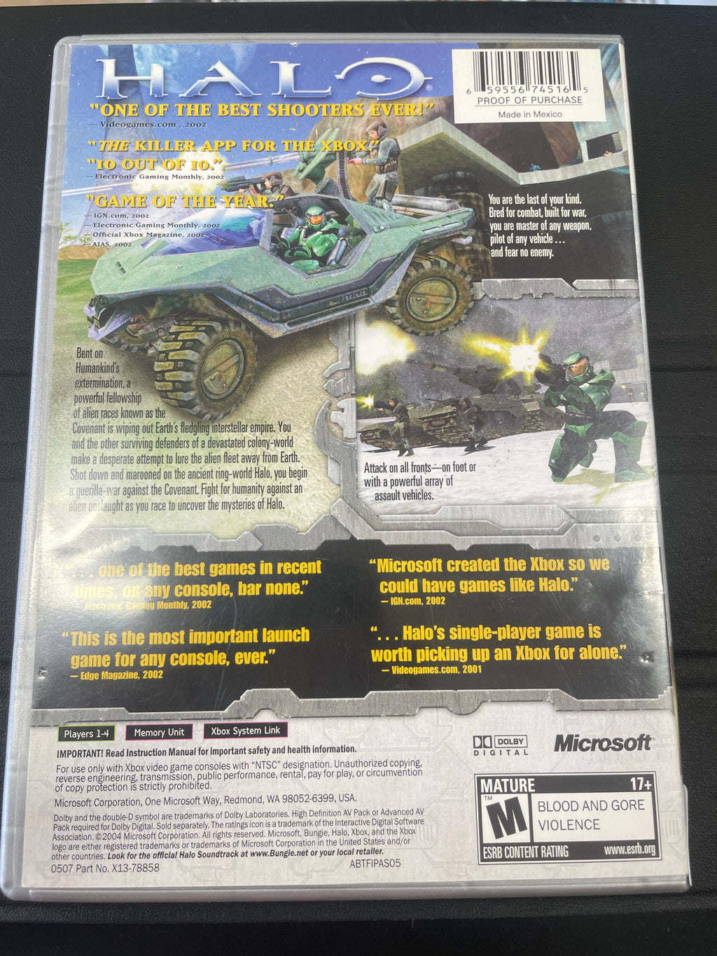 Halo combat Evolved (Platinum Hits)