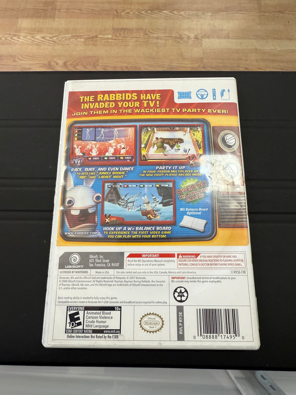 Rayman Raving Rabbids TV Party
