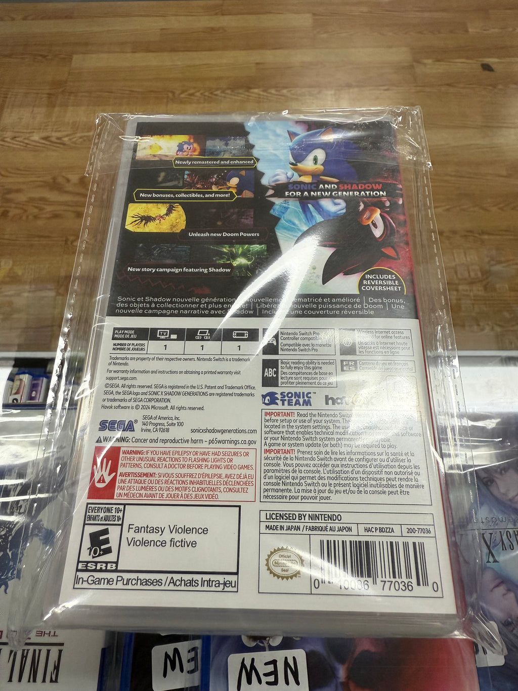 Sonic X Shadow Generations [Day One Edition]