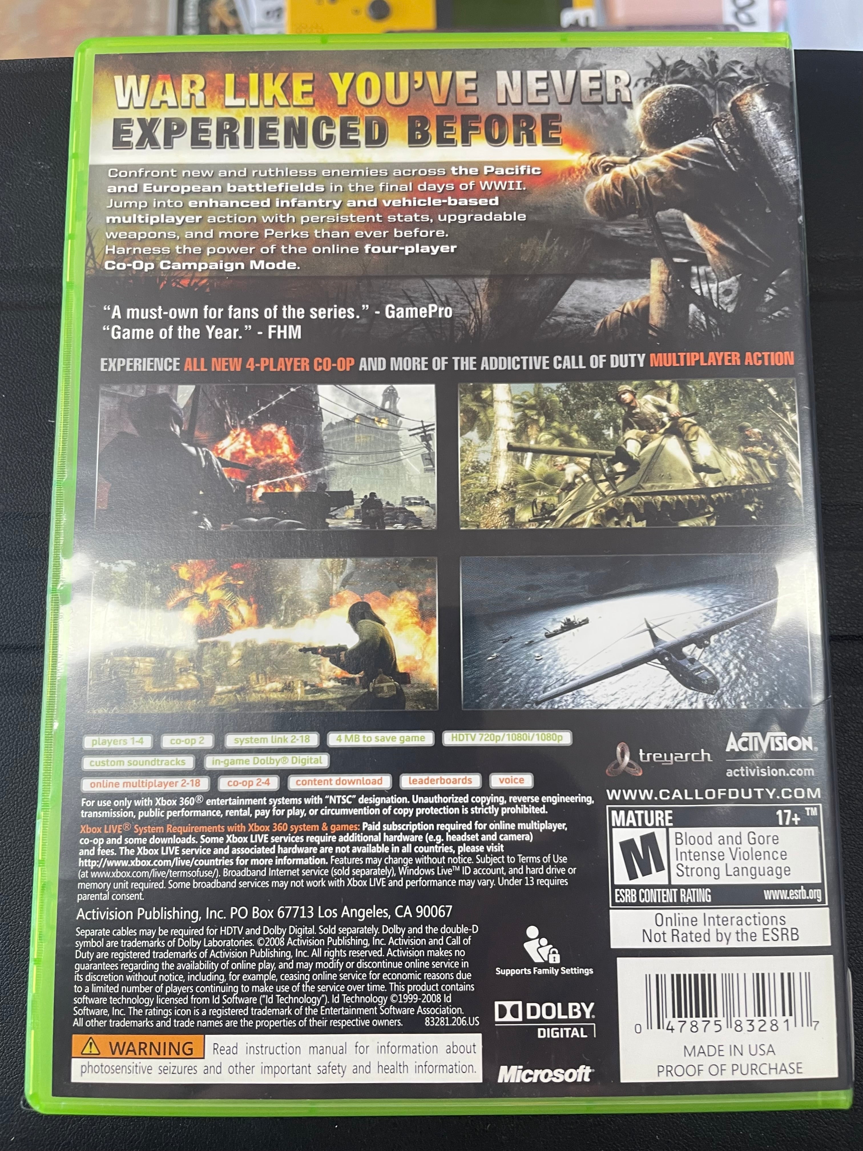 Call of duty world at war