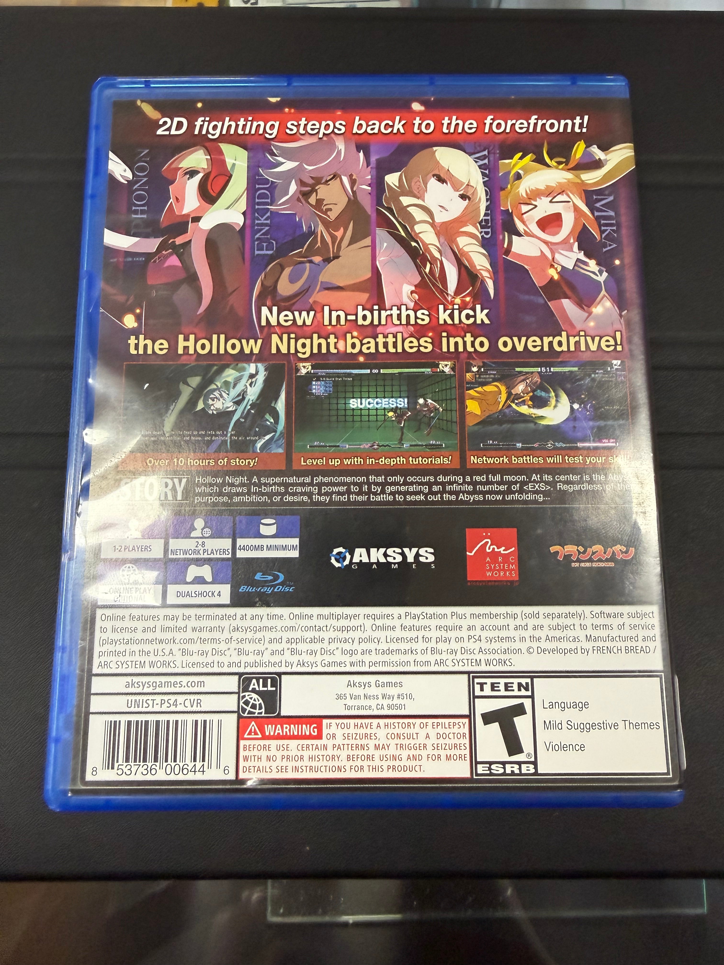 Under Night In-Birth Exe:Late St