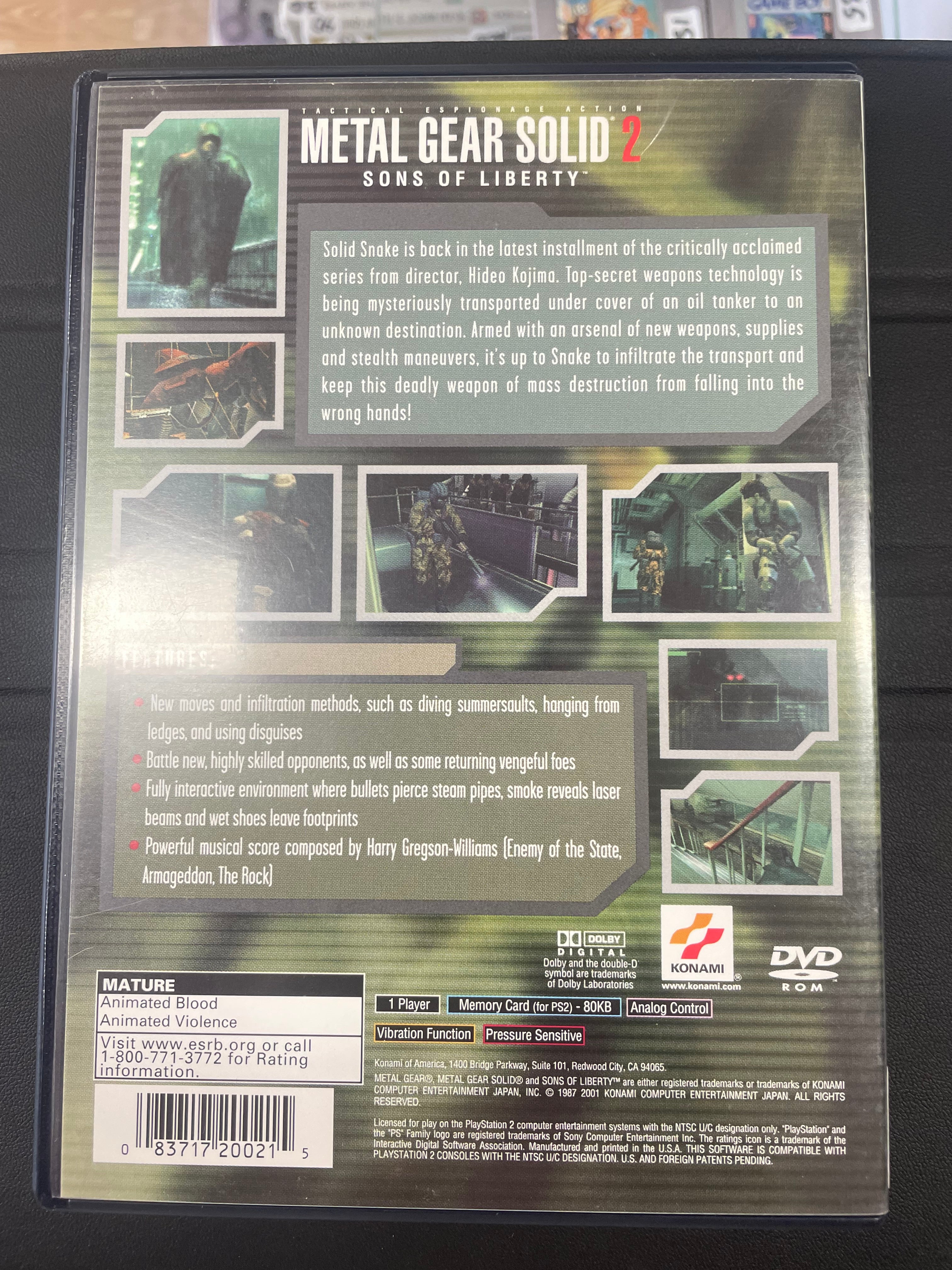 Metal Gear Solid 2 Sons of Liberty
