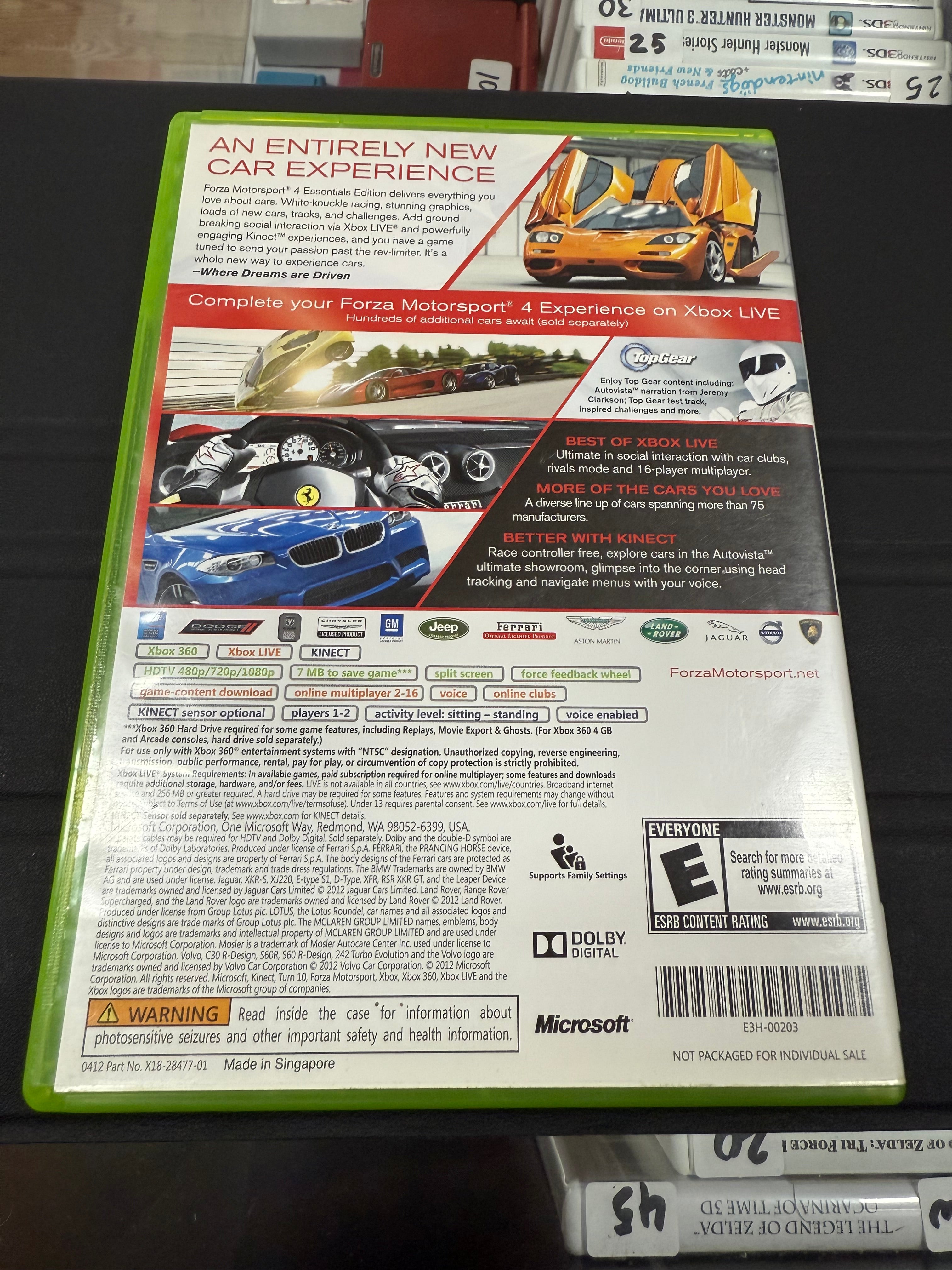 Forza Motorsport 4 Essentials Edition