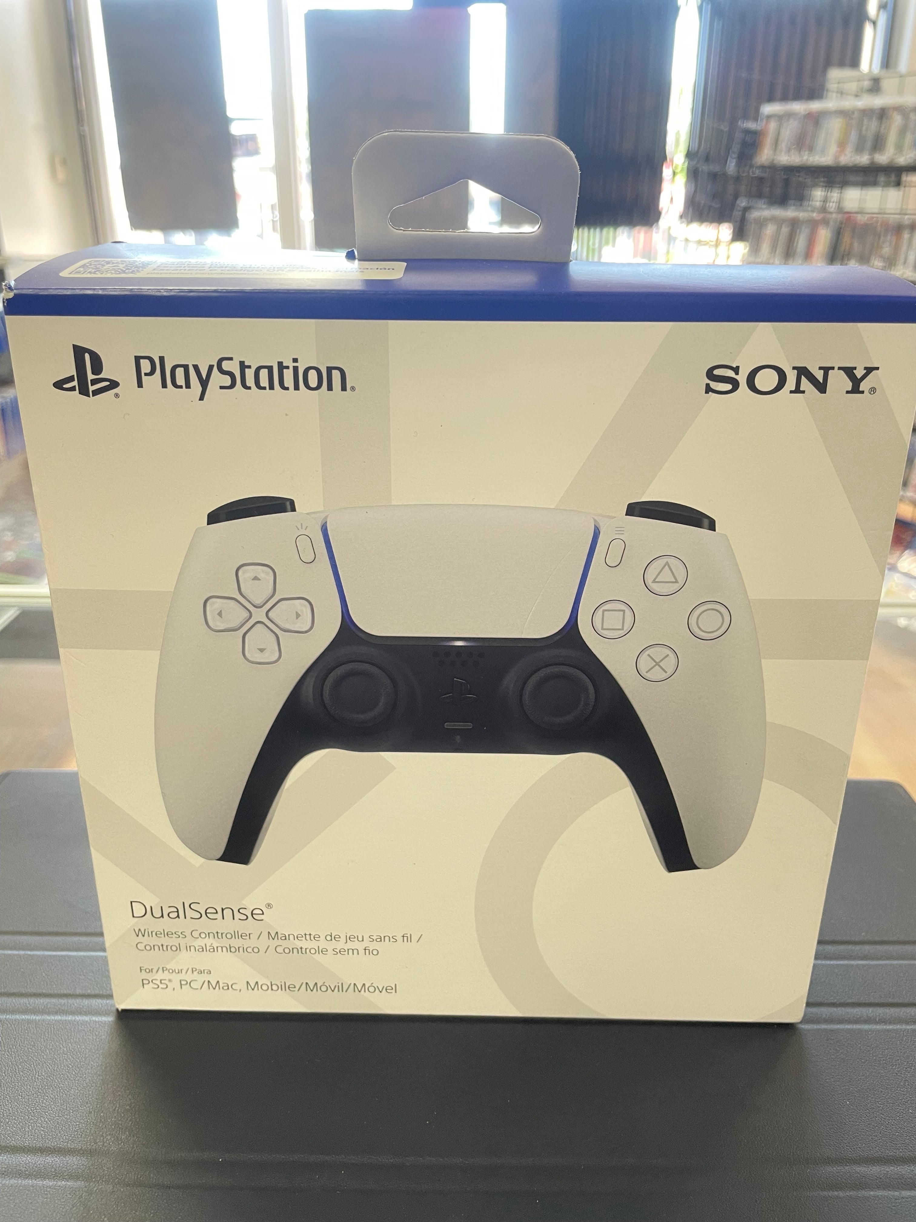 PlayStation 5 dual sense white controller wireless