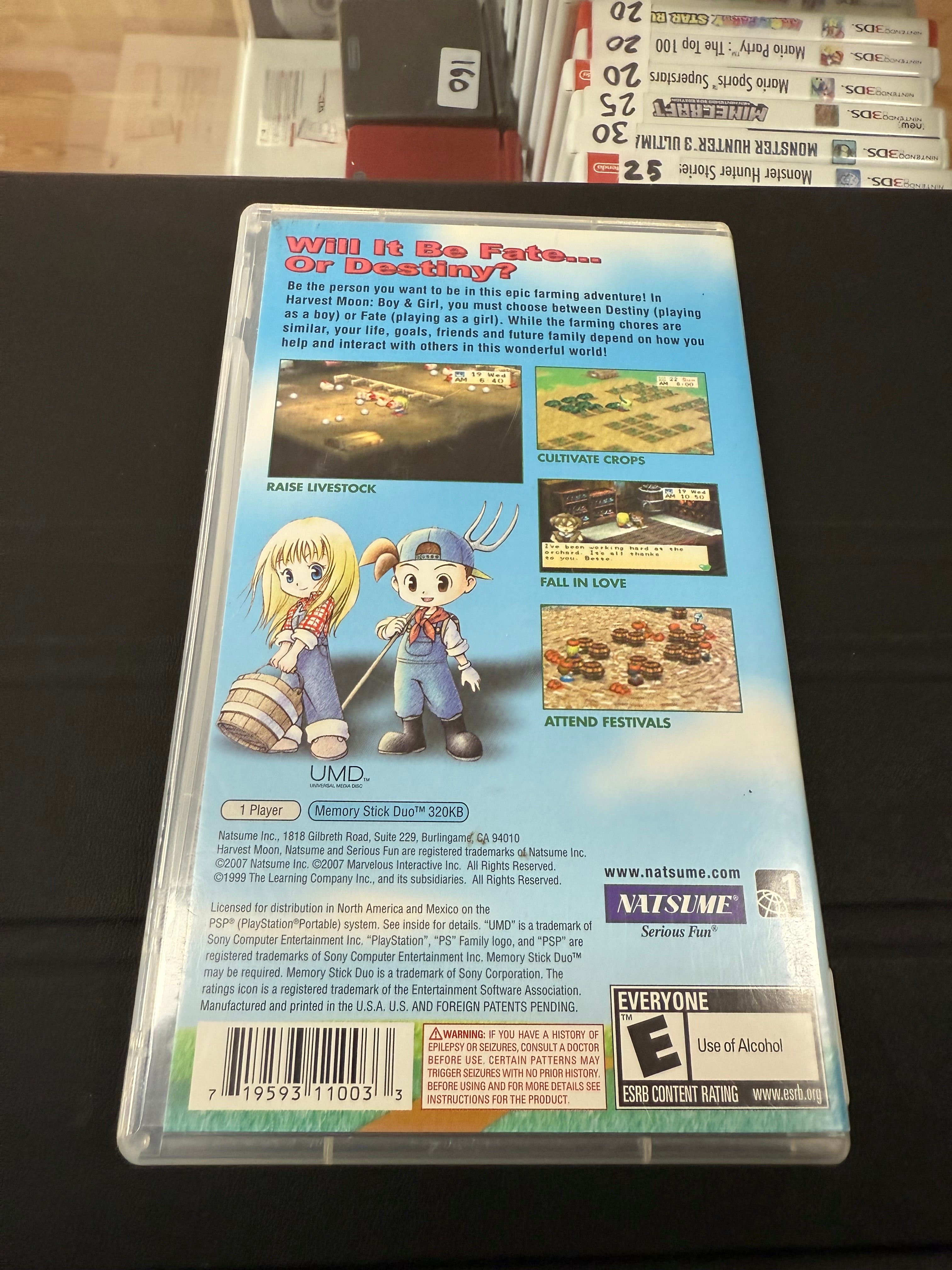 Harvest Moon Boy and Girl