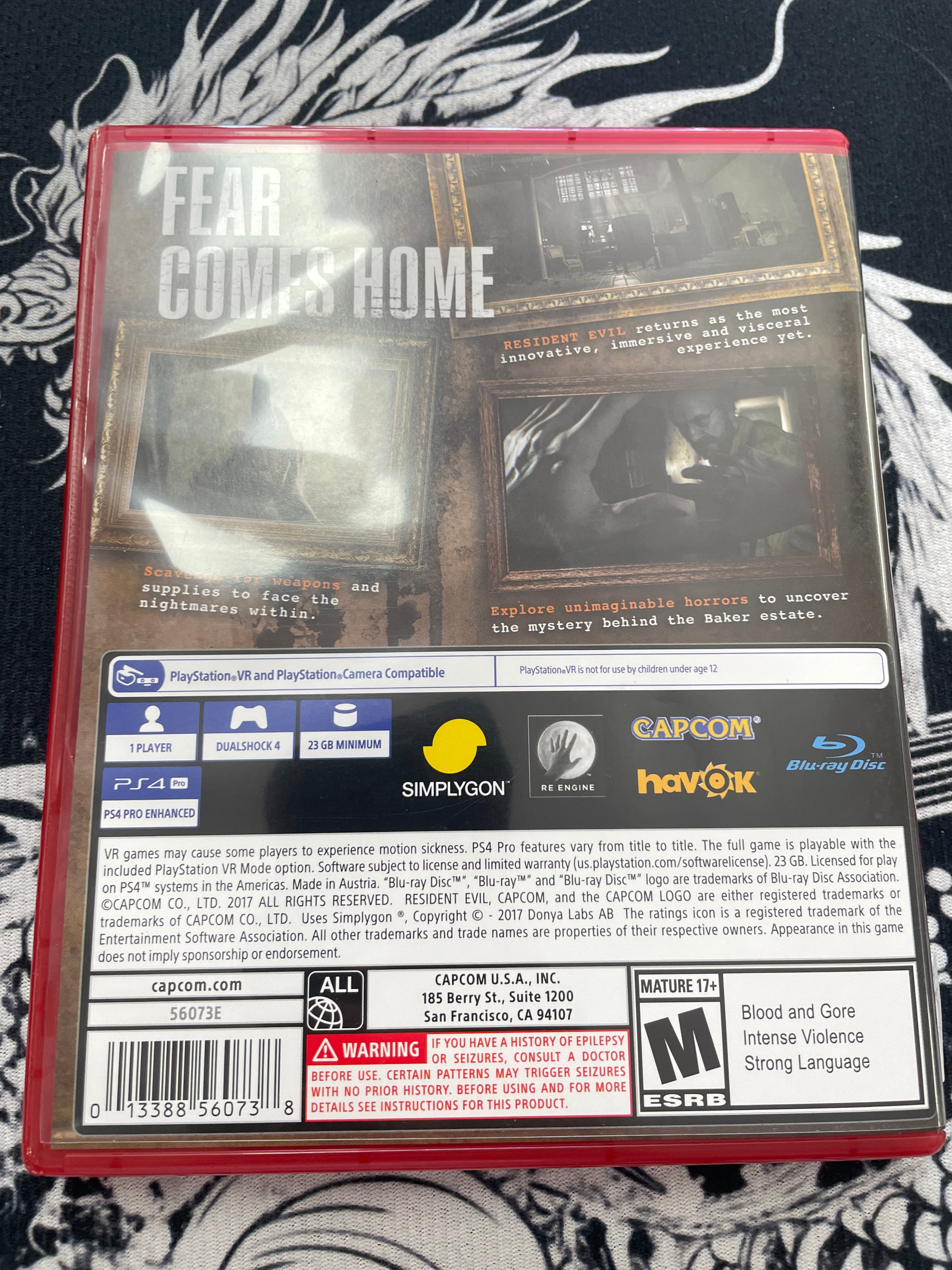 Resident Evil Biohazard PlayStation hits