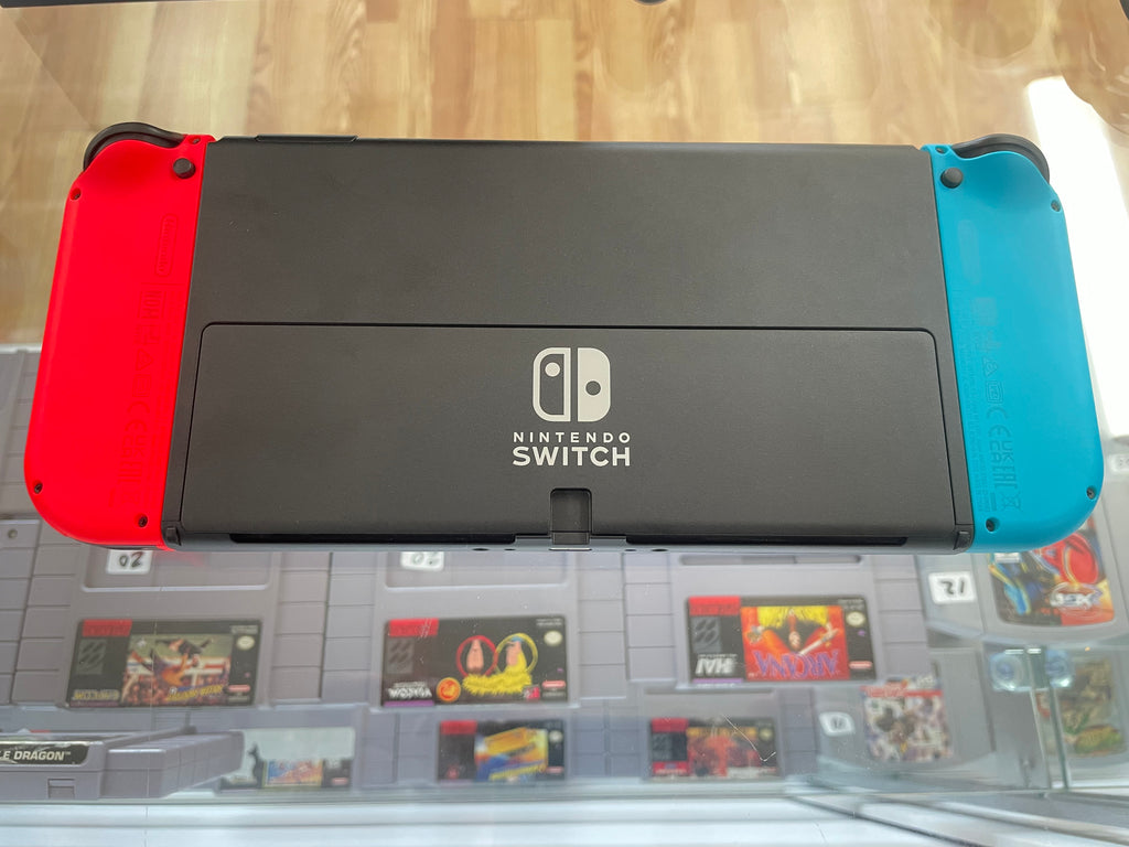 Nintendo Switch Oled Blue and Red