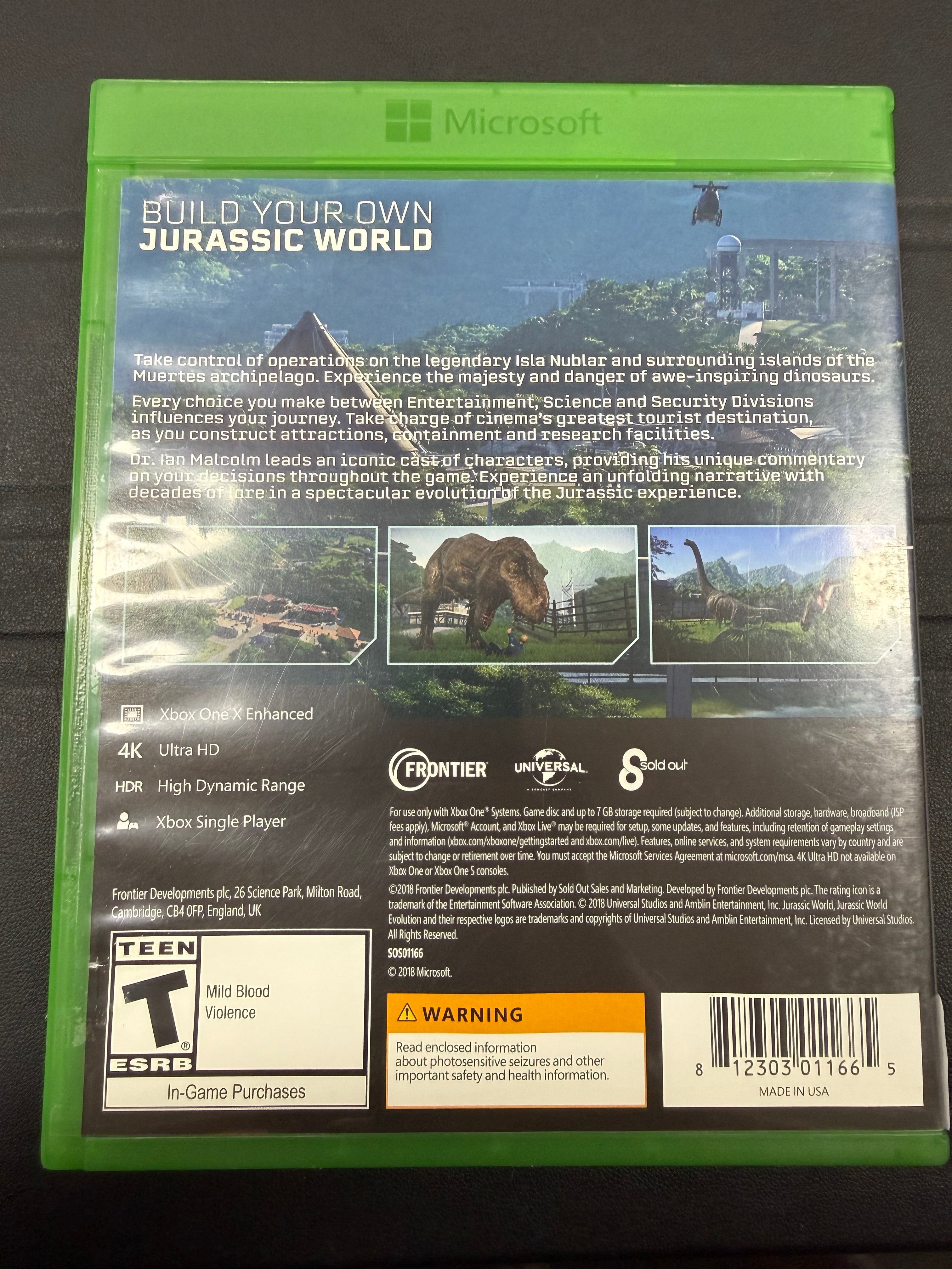 Jurassic World Evolution